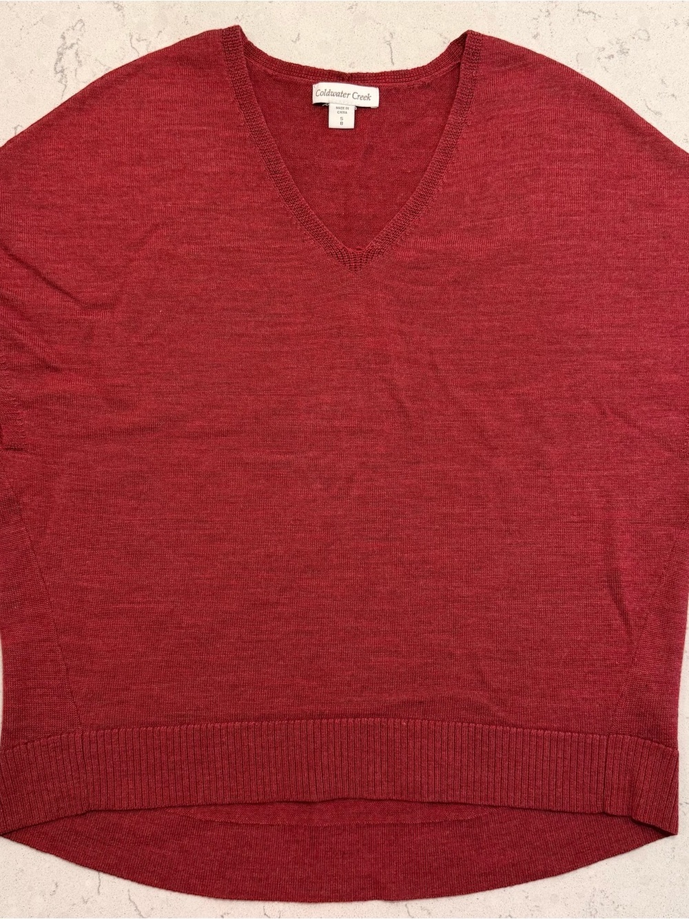 Coldwater Creek Cap Sleeve Dolman Sweater